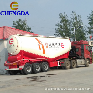 New 3 Axle 45 Cbm Dry Bulk Cement Tank Semi Trailer For Sale